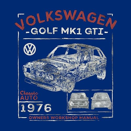 Miniatura 8 de Volkswagen Golf MK1 GTI Owners Workshop Manual Camiseta para hombre