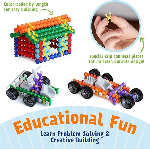 Miniatura 5 de POPULAR PLAYTHINGS Clipstix, 100 piezas