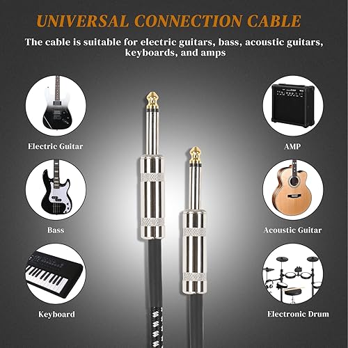 Miniatura 4 de Ktaxon Guitarra eléctrica de 39 pulgadas, cuerpo sólido H-H Pickups de 6 cuerdas para principiantes con cable mejorado y cejilla de guitarra, brazo