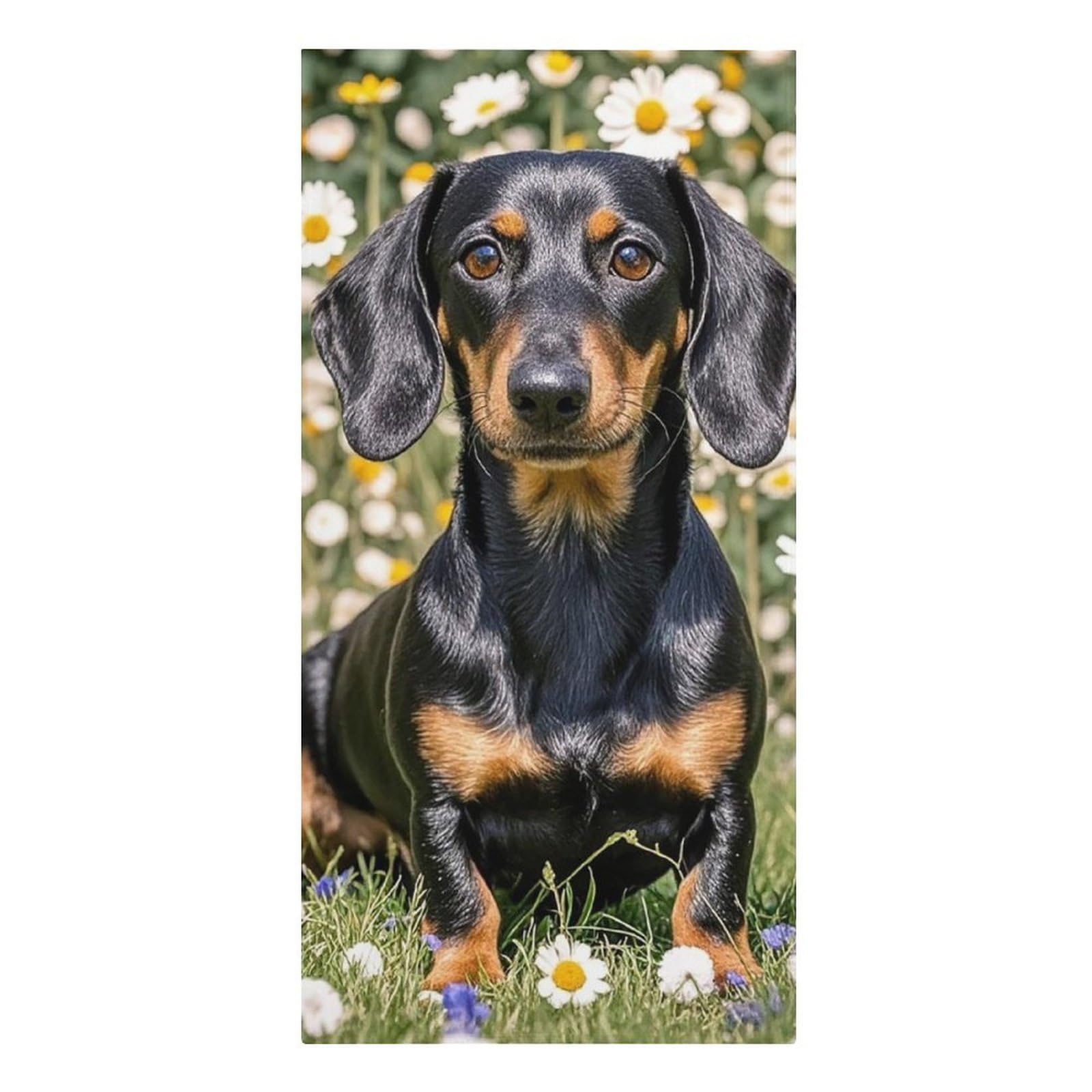 QMNLKH Pad Dachshund Beach Towel for Women, Large Microfiber Pool Towel for Men, Absorbent Swim Towels for Home, Lightweight Bath Towels for Camping, Yoga, 30.3"x61.4"