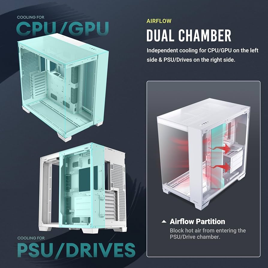 フルタワーPCケース Constellation C8 White Antec、フロント部分にシックなアルミ製パネルを搭載した冷却型