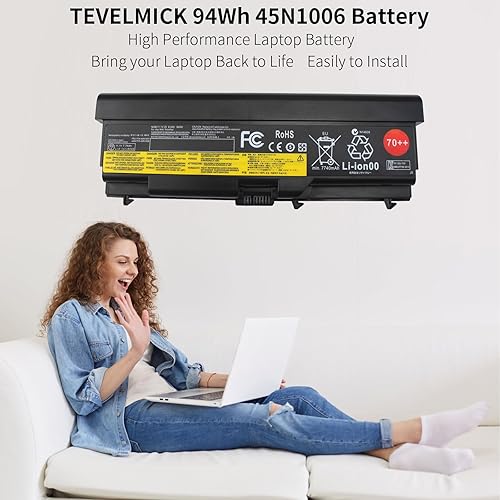 Miniatura 2 de 0A36303 0A36302 - Batería para portátil compatible con Lenovo ThinkPad T430 T530 W530 T420 T410 T520 T510 W510 W520 L412, 42T4751 42T4793 42T4793 5