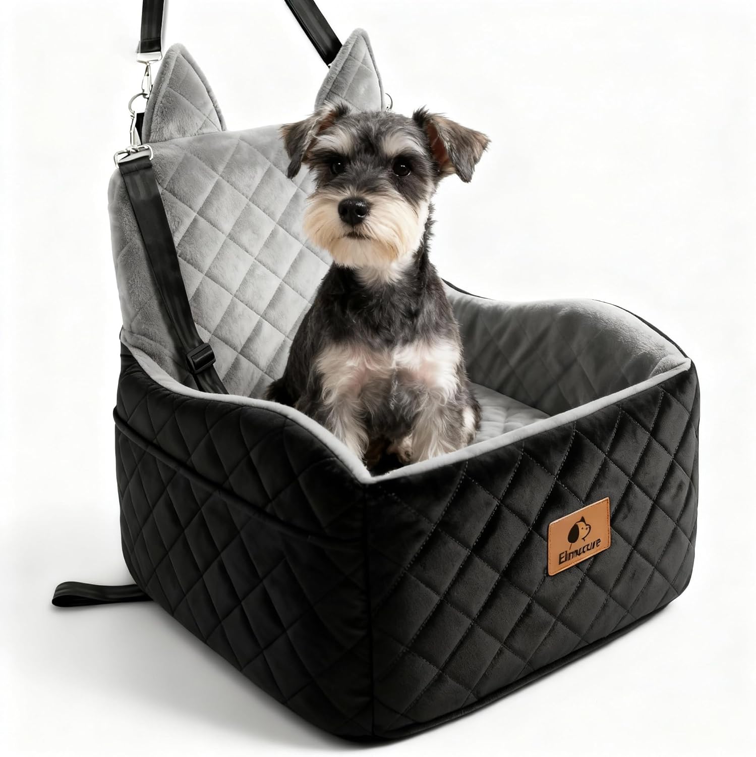 Supportive Dog Car Seat for Small & Medium Dogs – 6″ Booster, Washable Supportive Dog Car Seat for Small & Medium Dogs – 6″ Booster, Washable