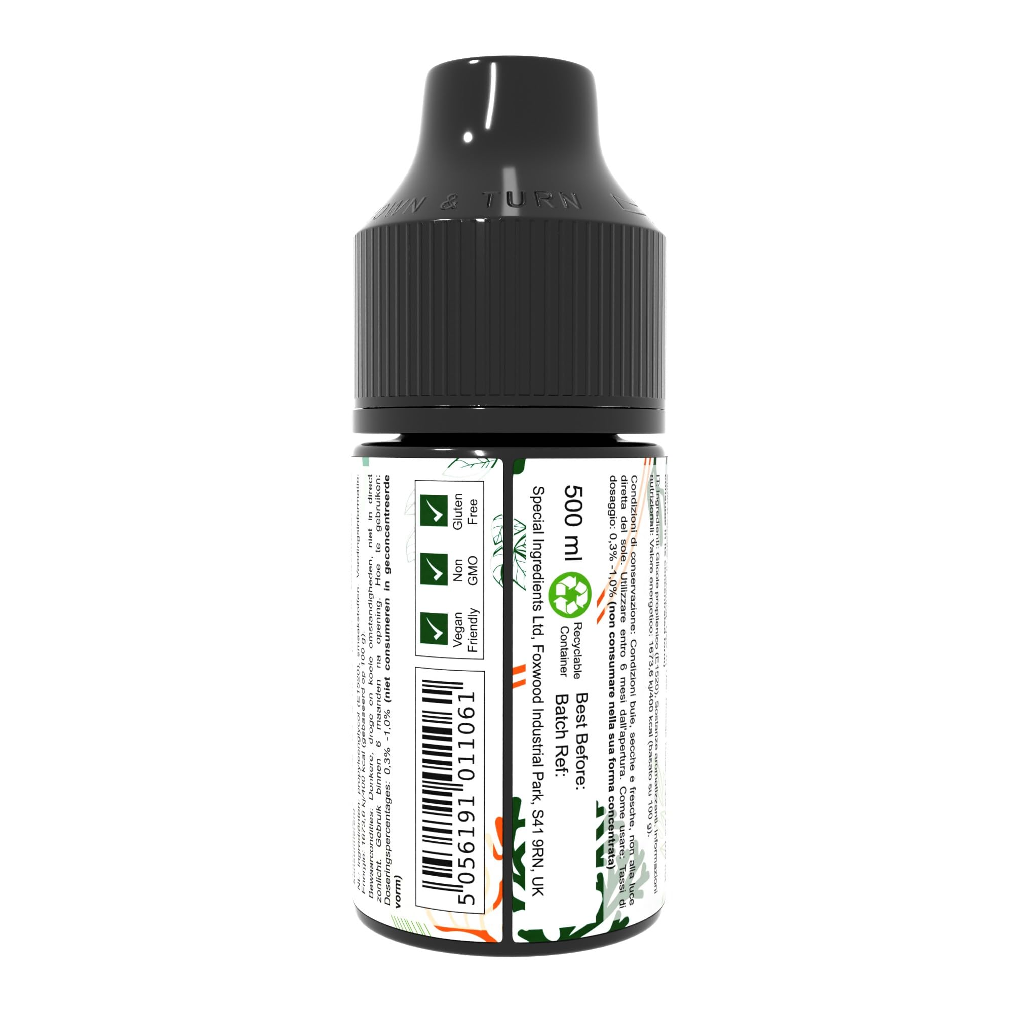 Special Ingredients Flavour Drops Maple, 500 ml | Ahorn-Aroma, Lebensmittelaroma, Vegane Geschmackstropfen, Für Backen, Speisen und Getränke, Zuckerfrei