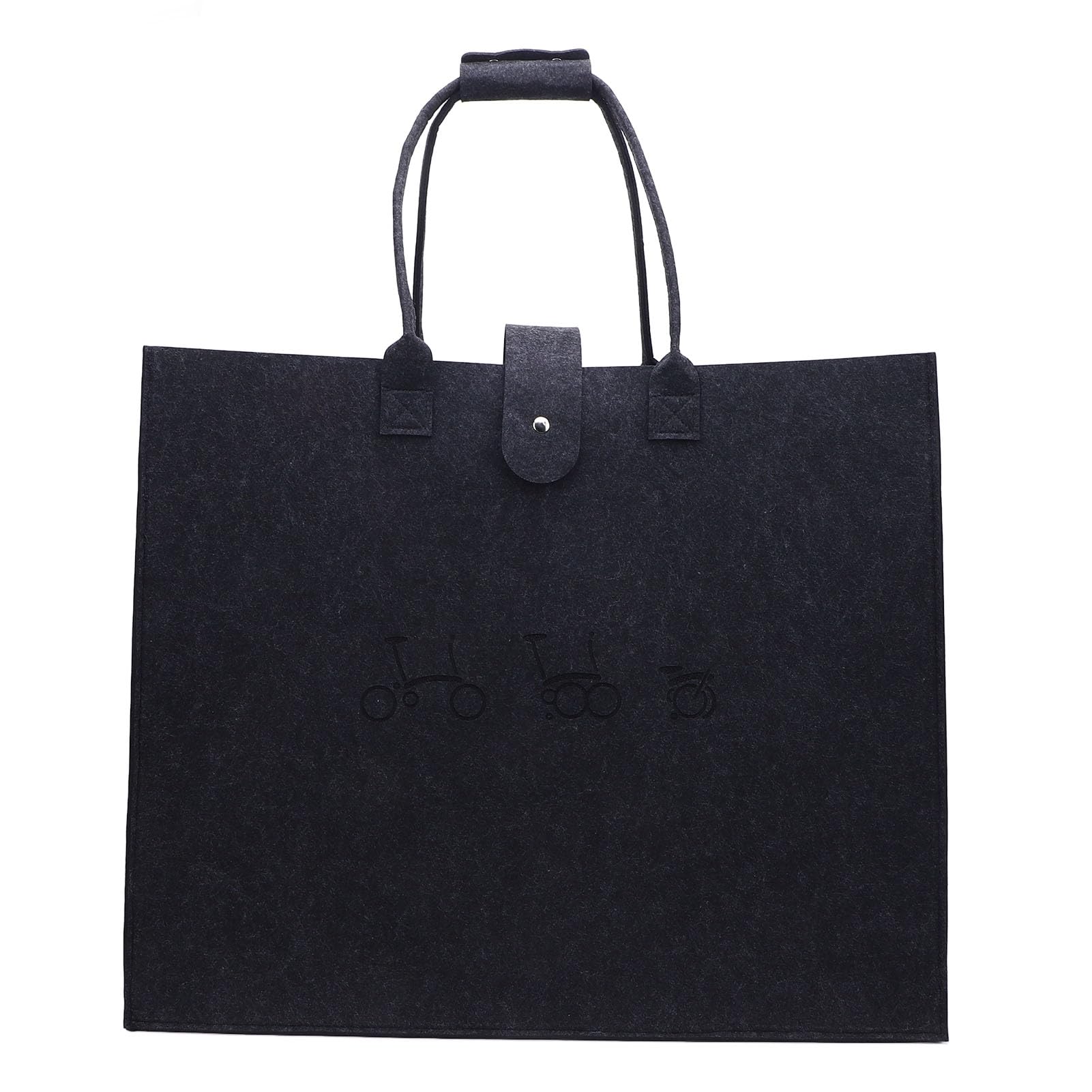 Bolsa de Transporte Plegable para Bicicletas, Estuche de Transporte No Tejido Versátil para Accesorios de Bicicletas de 16 Pulgadas para Viajeros en Trenes de Alta Velocidad (Gris Oscuro)