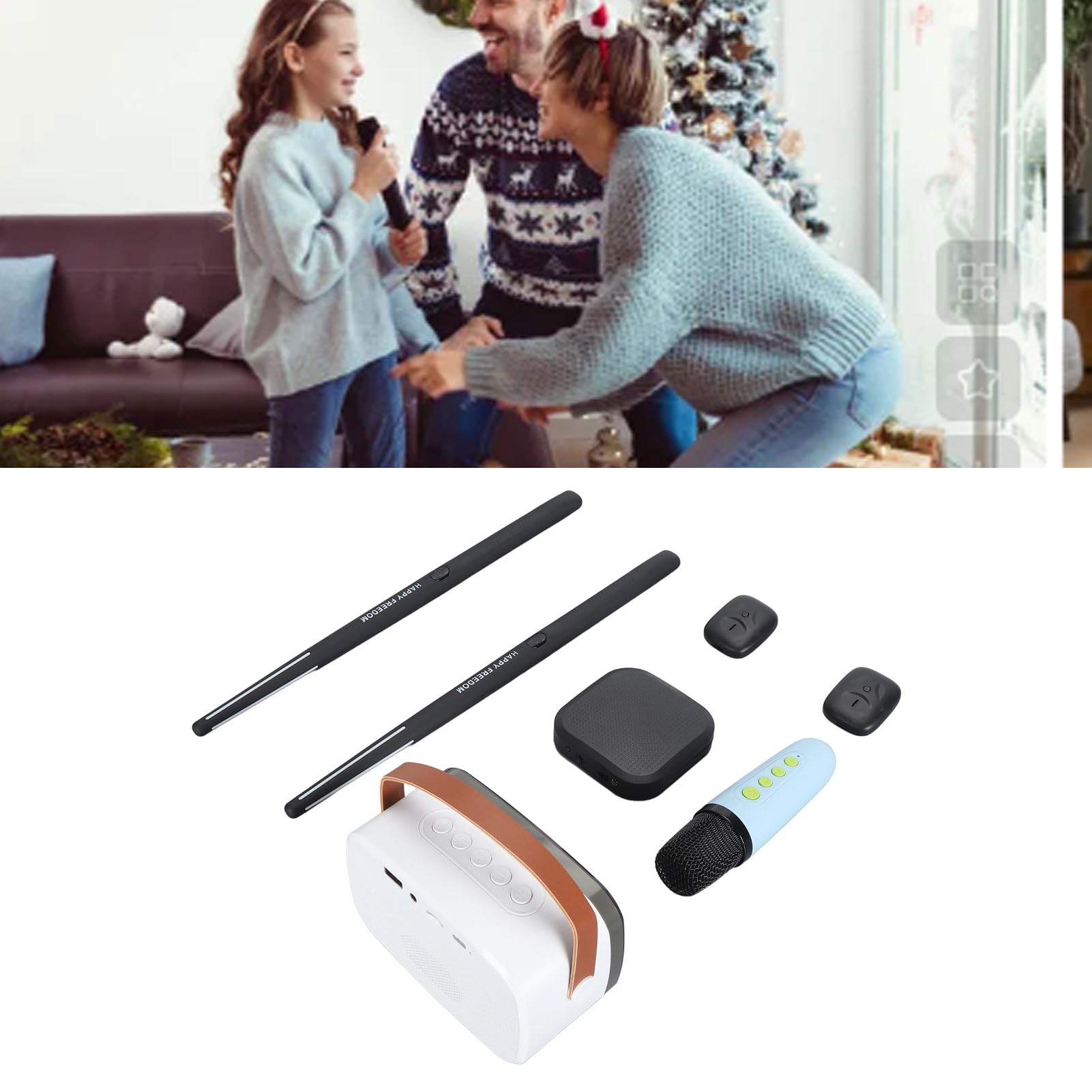 Tbest Set di bacchette portatili, movimento 3D, somatosensoriale, per realtà virtuale, ideale per e adulti a casa, ufficio, giardino all'aperto o