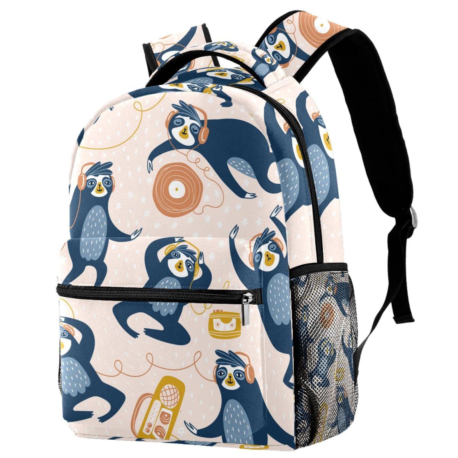 Sac à dos de voyage avec porte-bouteille intégré Medium jaune couleur 8