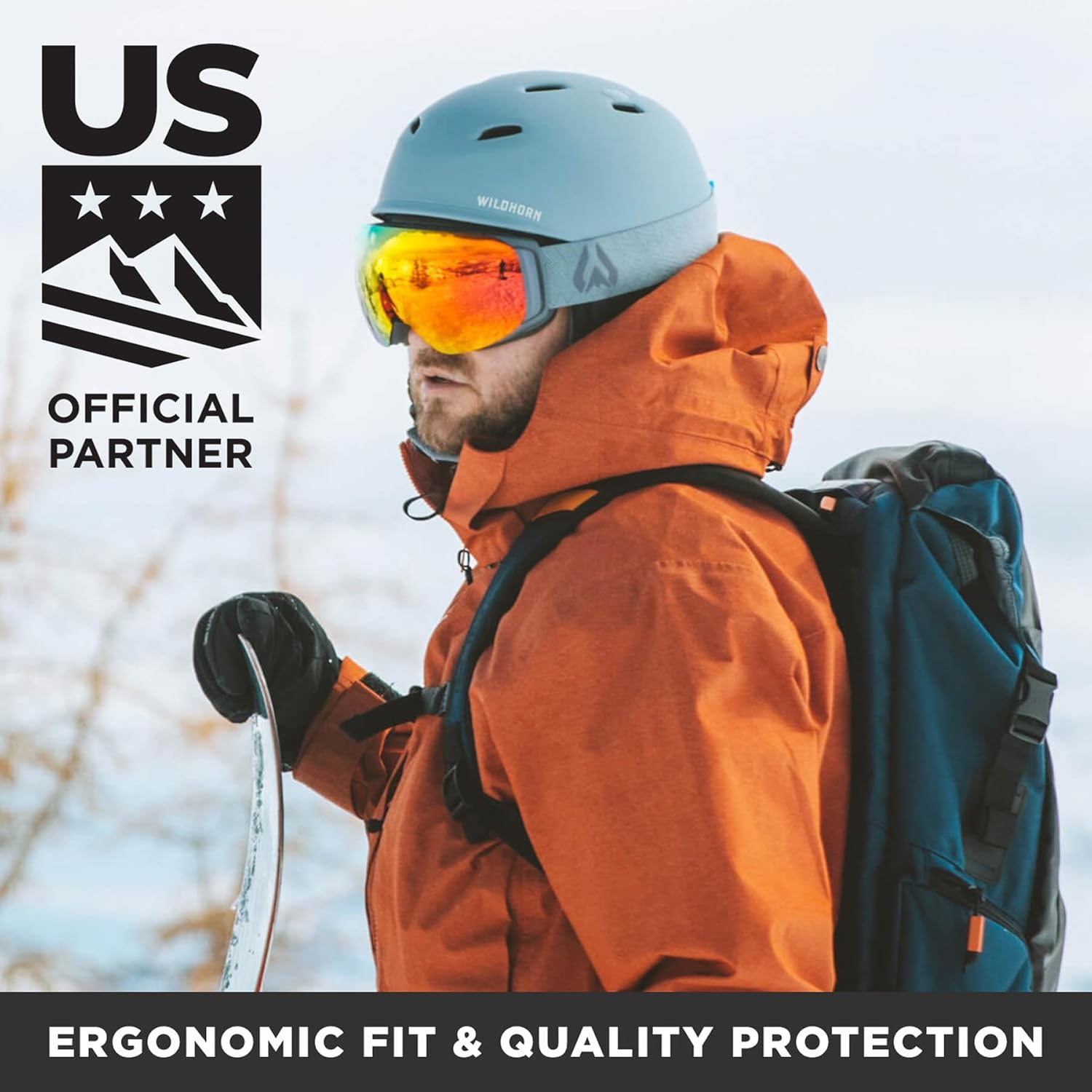 Wildhorn Drift Snowboard Helmet, Ski Helmet Women Men & Youth - US Ski Team Official Supplier - Lightweight with 13 Adjustable Vents, Premium Construction