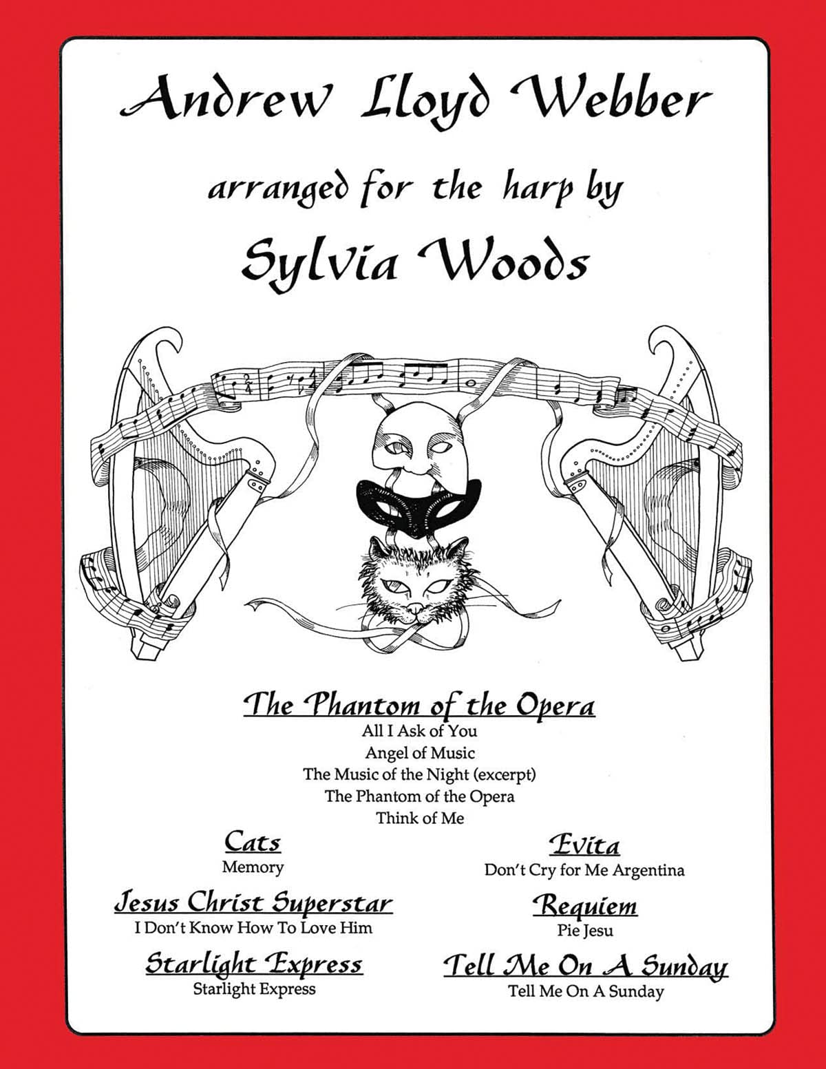 Andrew Lloyd Webber. Harp Solo.: Arranged for the Harp