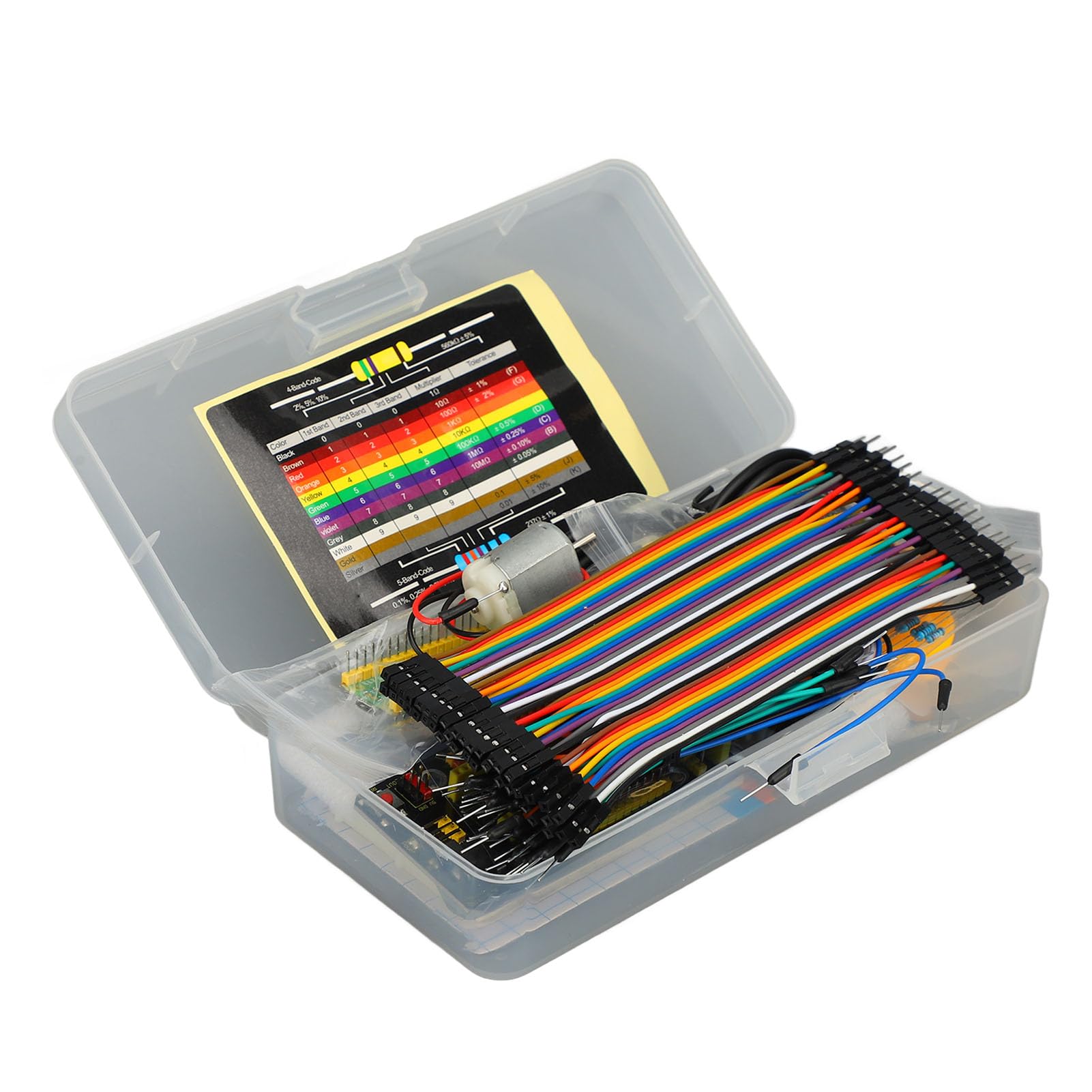 Generic Kit Scheda di Sviluppo Programmazione Robusta e Multifunzionale Kit Scheda Madre per lo Sviluppo Dell'apprendimento per Progetti di Robot Domestici Scolastici Plastica ABS