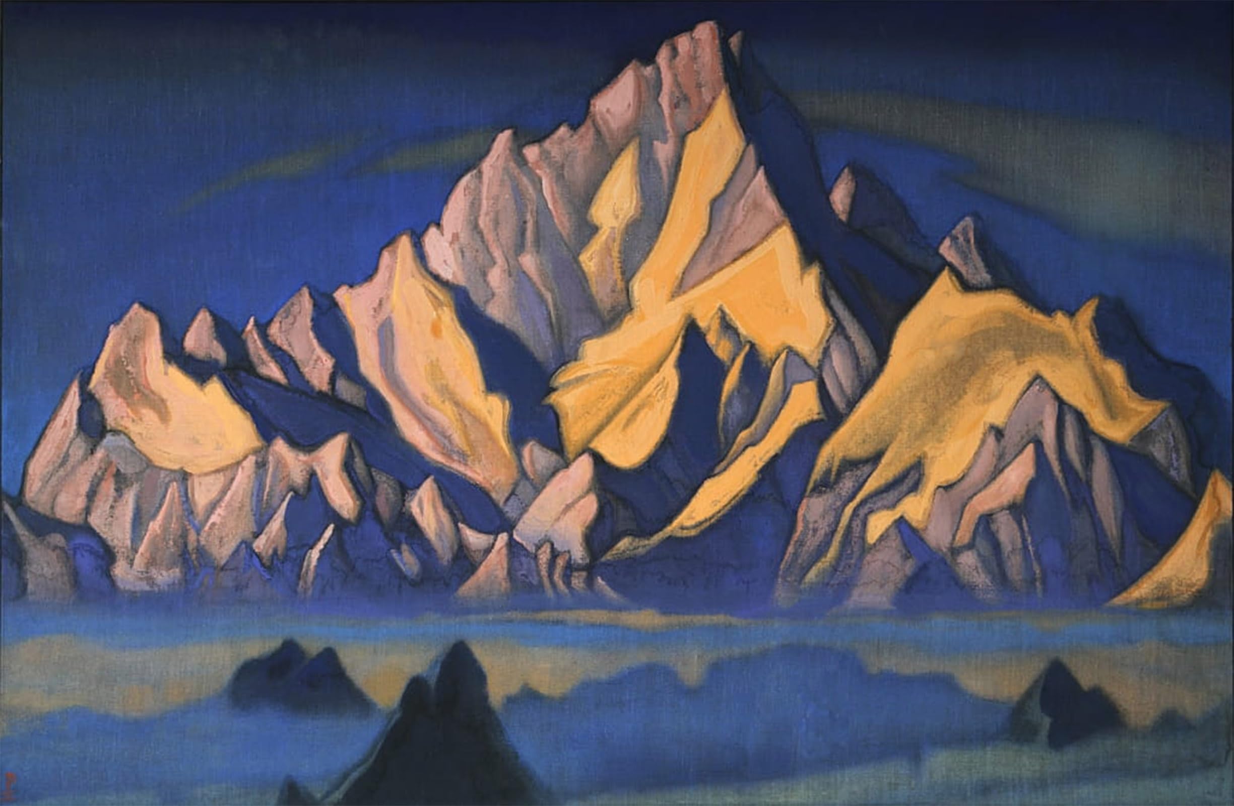 Tableaux Demeure de Gesar Nicholas Roerich 60x90cm décoration maison