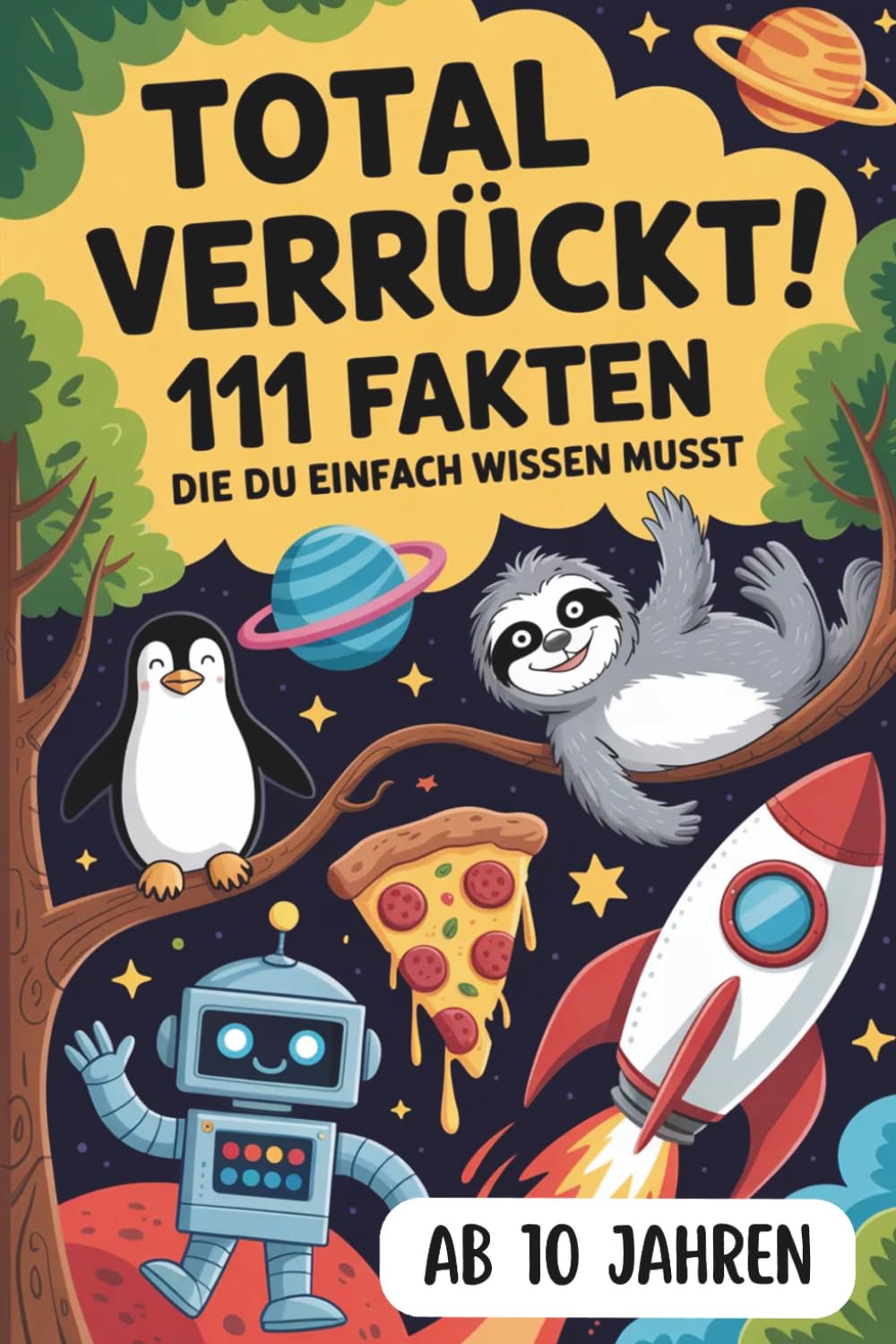 Total verrückt! 111 Fakten, die du einfach wissen musst - Staunen, lachen & schlauer werden!: Unglaubliches Wissen über Tiere, Essen, Alltag, Technik ... zum Geburtstag! (Spaß, Wissen & Rätsel)