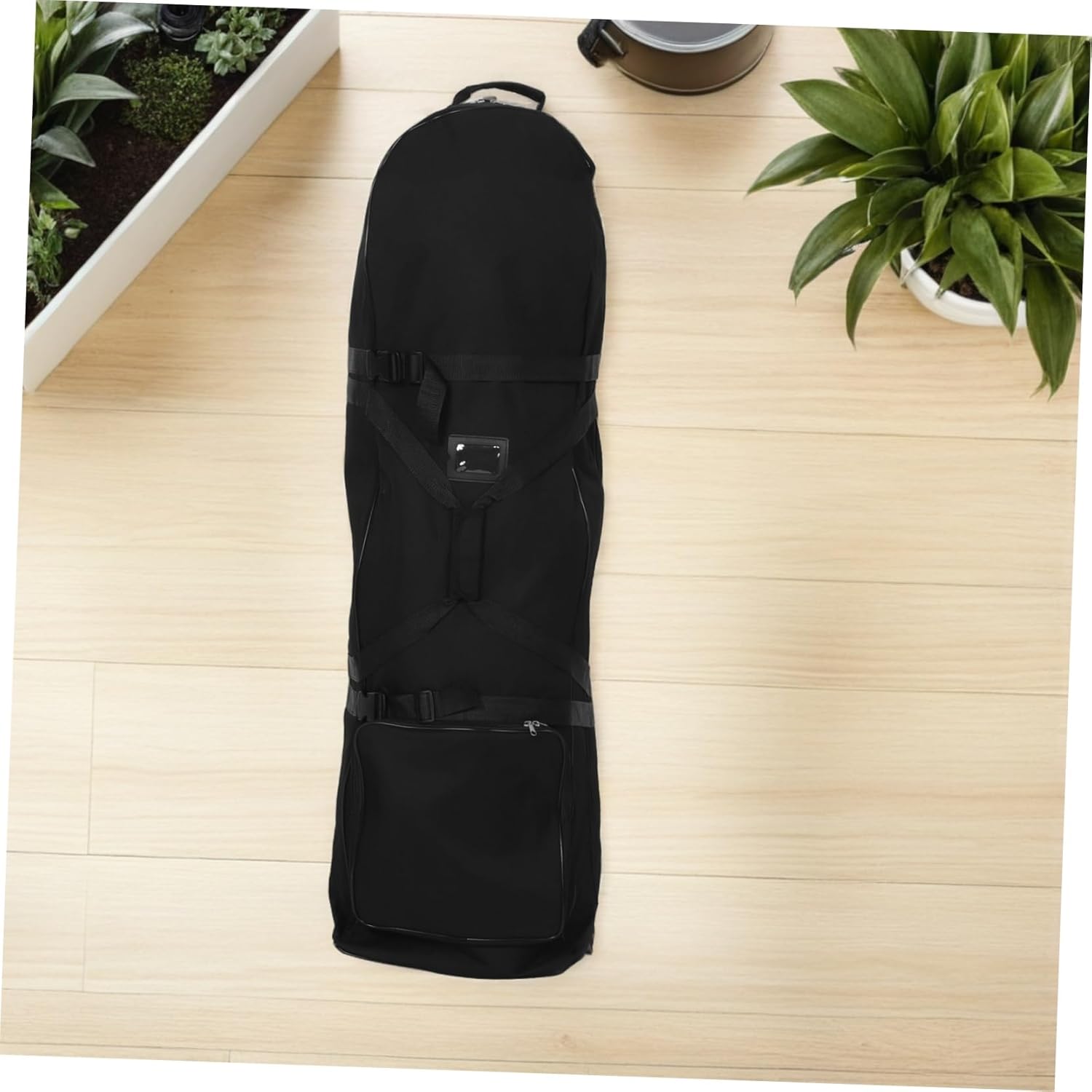 Waterproof Golf Travel Bag with Wheels Airline Approved Club Protector Rain Cover Multipurpose Large Capacity Organizer for Airplane and Car Trips