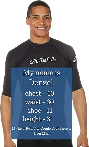 Vista 5 de O'Neill Basic Skins UPF 50+ - Camiseta de protección contra erupciones de manga corta para hombre Negro