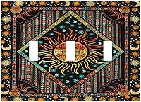 Vista 47 de Cubiertas de salida iridiscentes abstractas coloridas nubes dúplex de 1 cuadrilla, placa de cubierta de interruptor de luz arco iris, placas