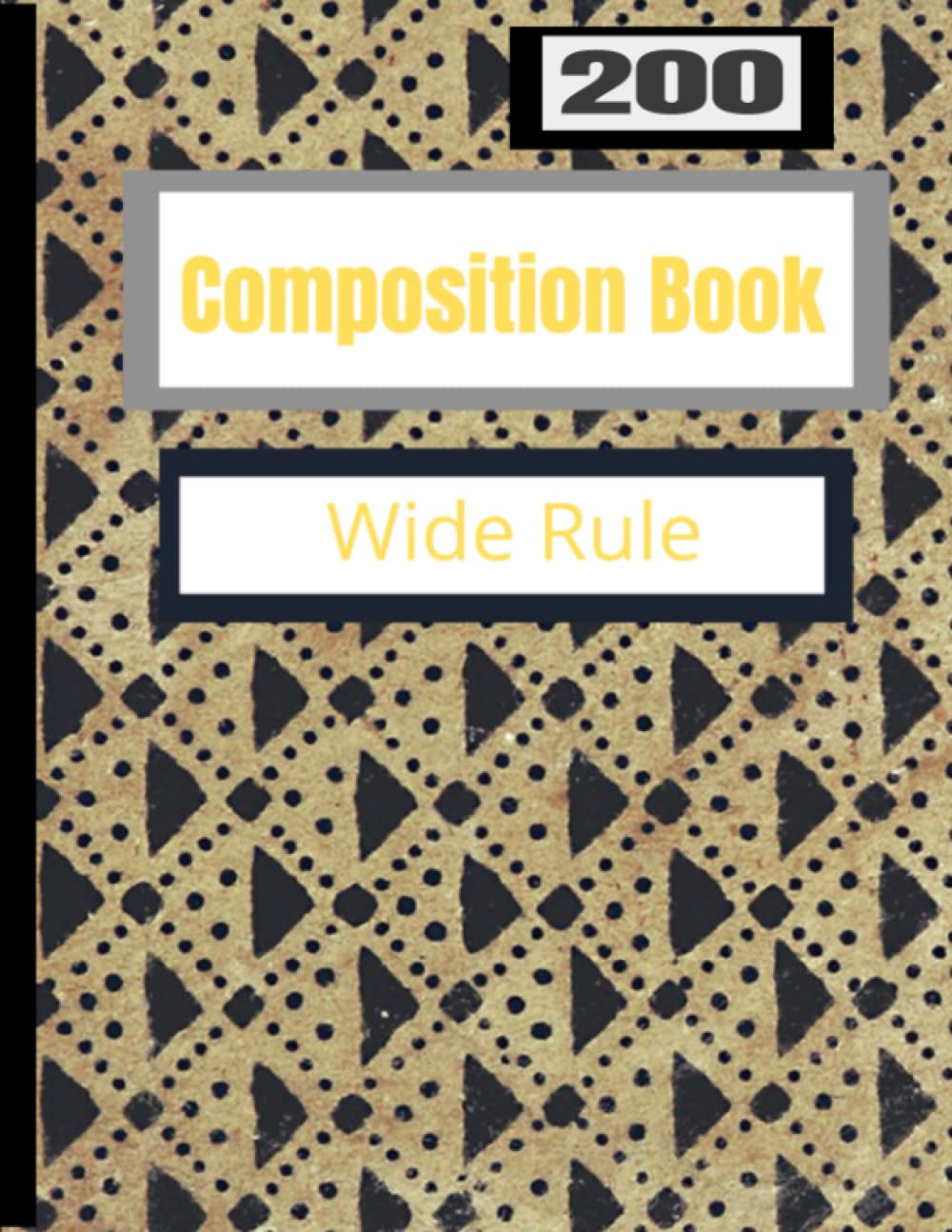 Composition Book: Wide Ruled Composition Notebooks, used for School , Office , College .