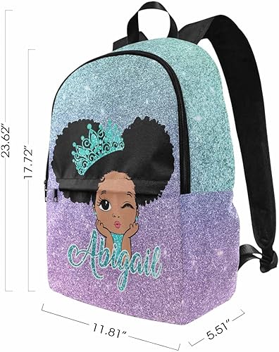 Miniatura 6 de Juego de bolsas de almuerzo personalizadas para niñas, bolsa de libro de nombres personalizada y lonchera, Color09, Personalizado