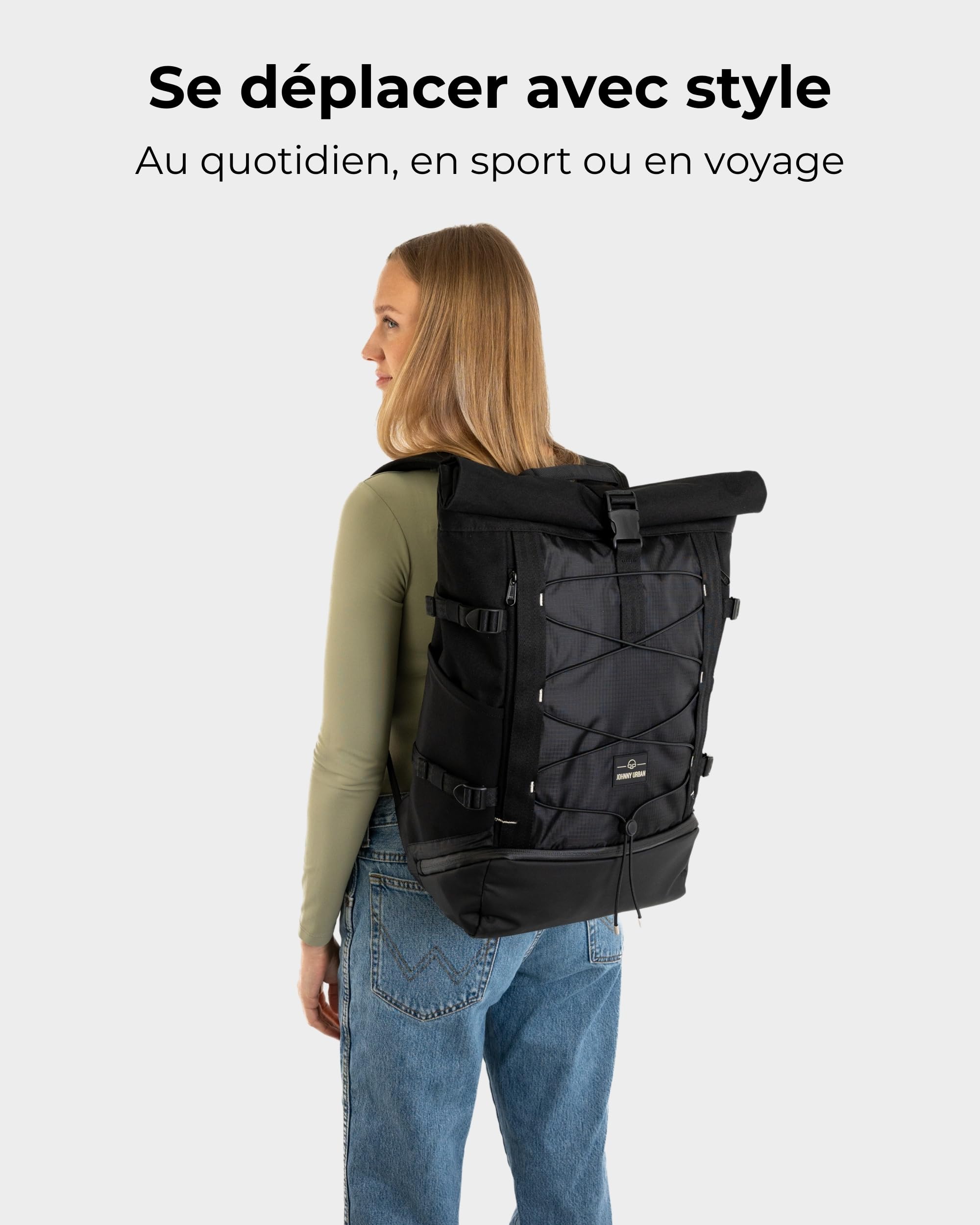 Johnny Urban Sac à Dos Homme Femme - Allen Large Move - Sac Ordinateur Portable Avec De Nombreux Compartiments - Pour Travail Voyage Loisirs Sport - Hydrofuge