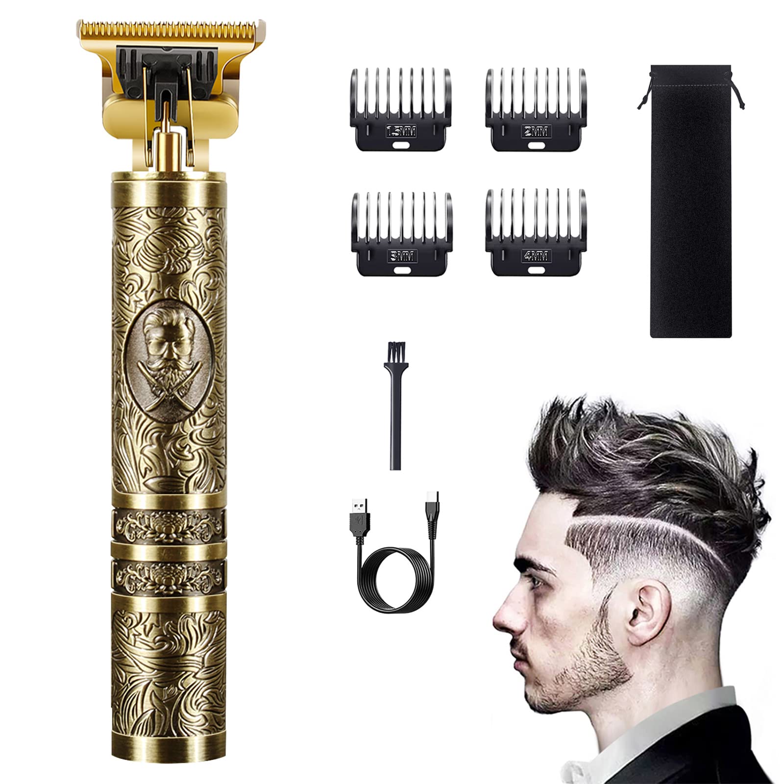 Buy Hair Clippers Men Electric Beard Trimmer Men Rechargeable Sharp