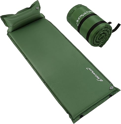 Clostnature Almohadilla de dormir autoinflable para campamento, almohadilla de campamento de 1.523 pulgadas, almohadilla de colchón inflable ligera,