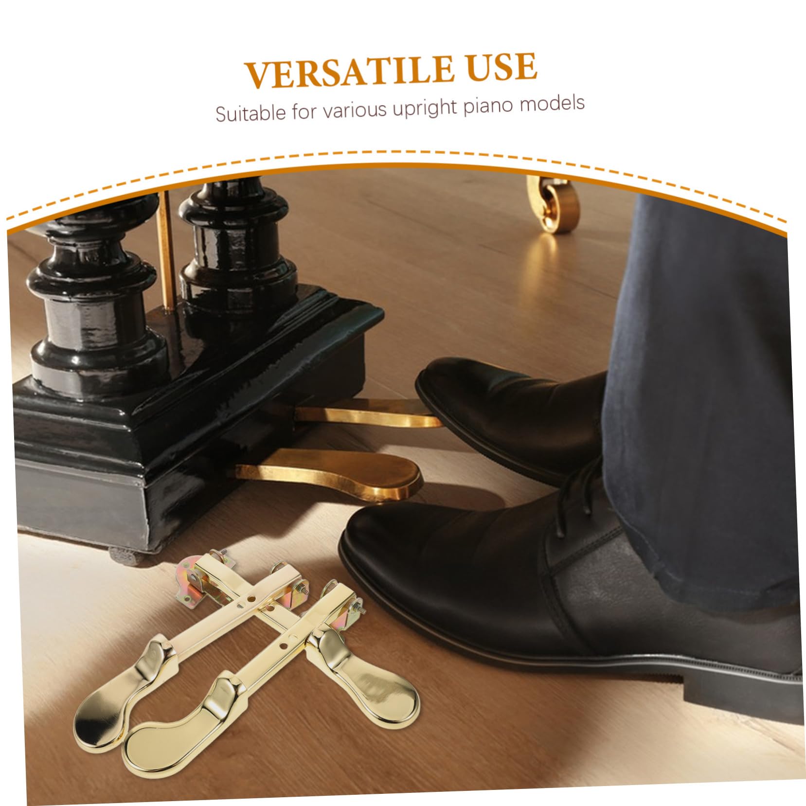 ibasenice 3 Piezas Pedales De Piano Para Piano Vertical Pedal De Resonancia Antideslizante Eléctrico Pedal De Doble Orificio
