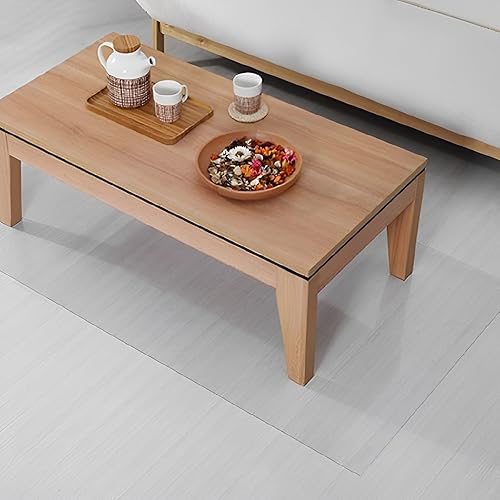 Miniatura 2 de Tapete de plástico para silla de escritorio para suelo de madera dura, protector de piso de madera para silla rodante, tapete grande para silla de