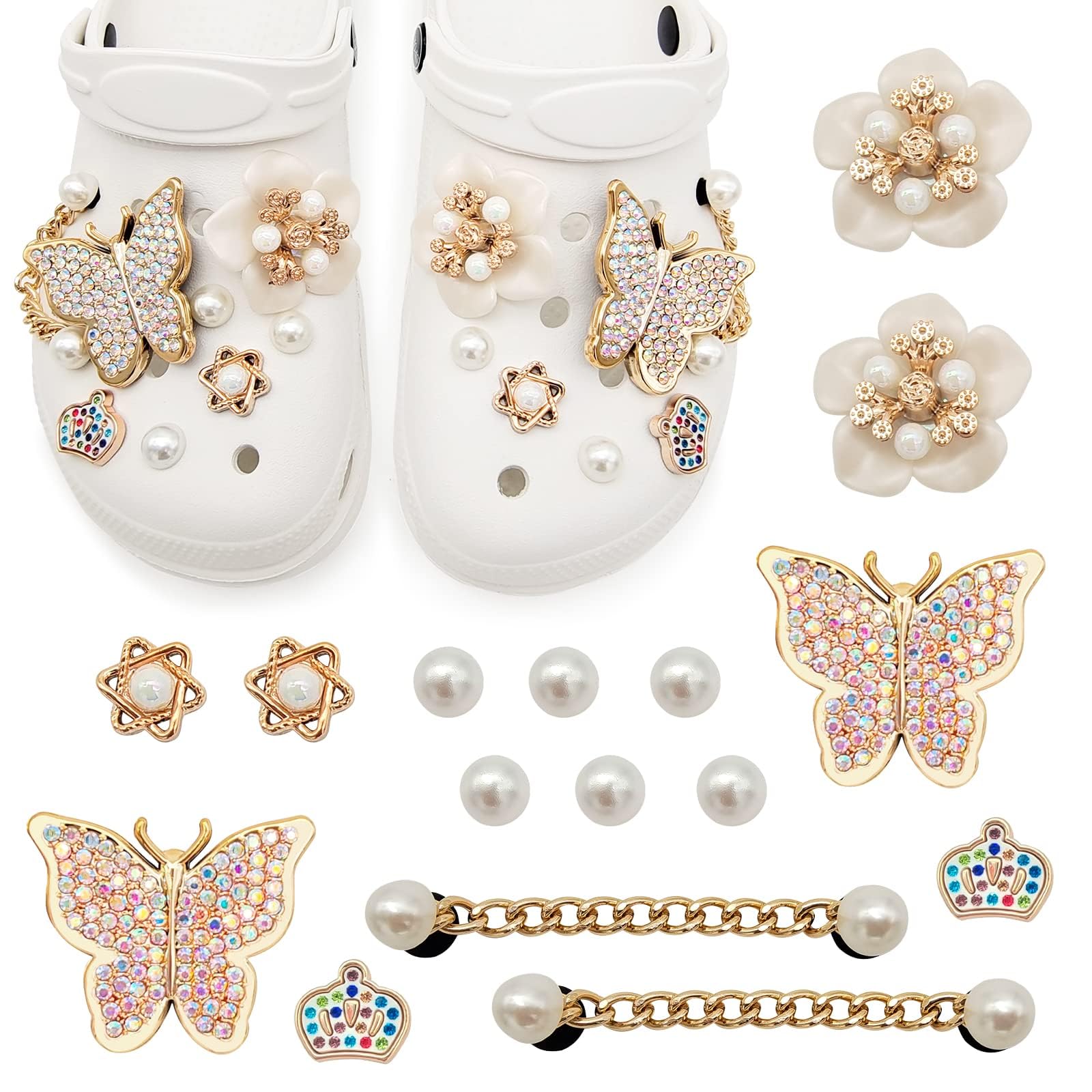 18 Pcs Different Resin Shoe Charms Cute Shapes for Shoe Decorations Suitable for Kids Boys Girls Men Women Party Birthday Gifts