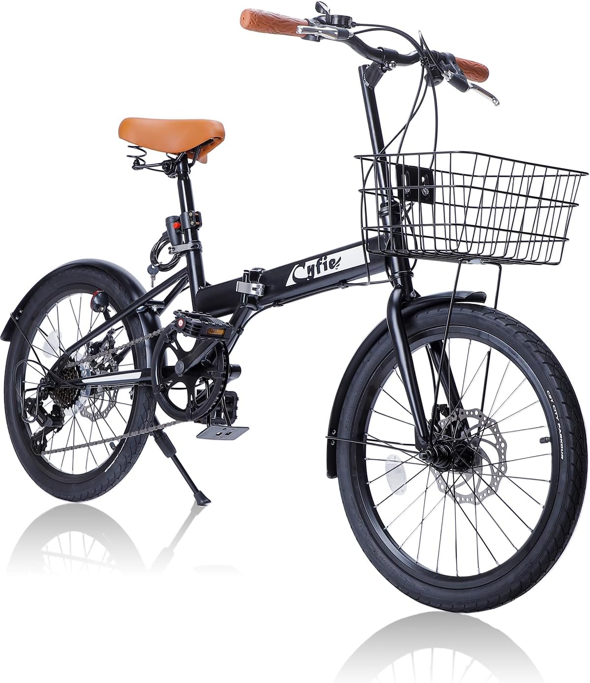 CYFIE Folding Bicycle, 20 inches, Shimano 7 Speed Fiji | Ubuy