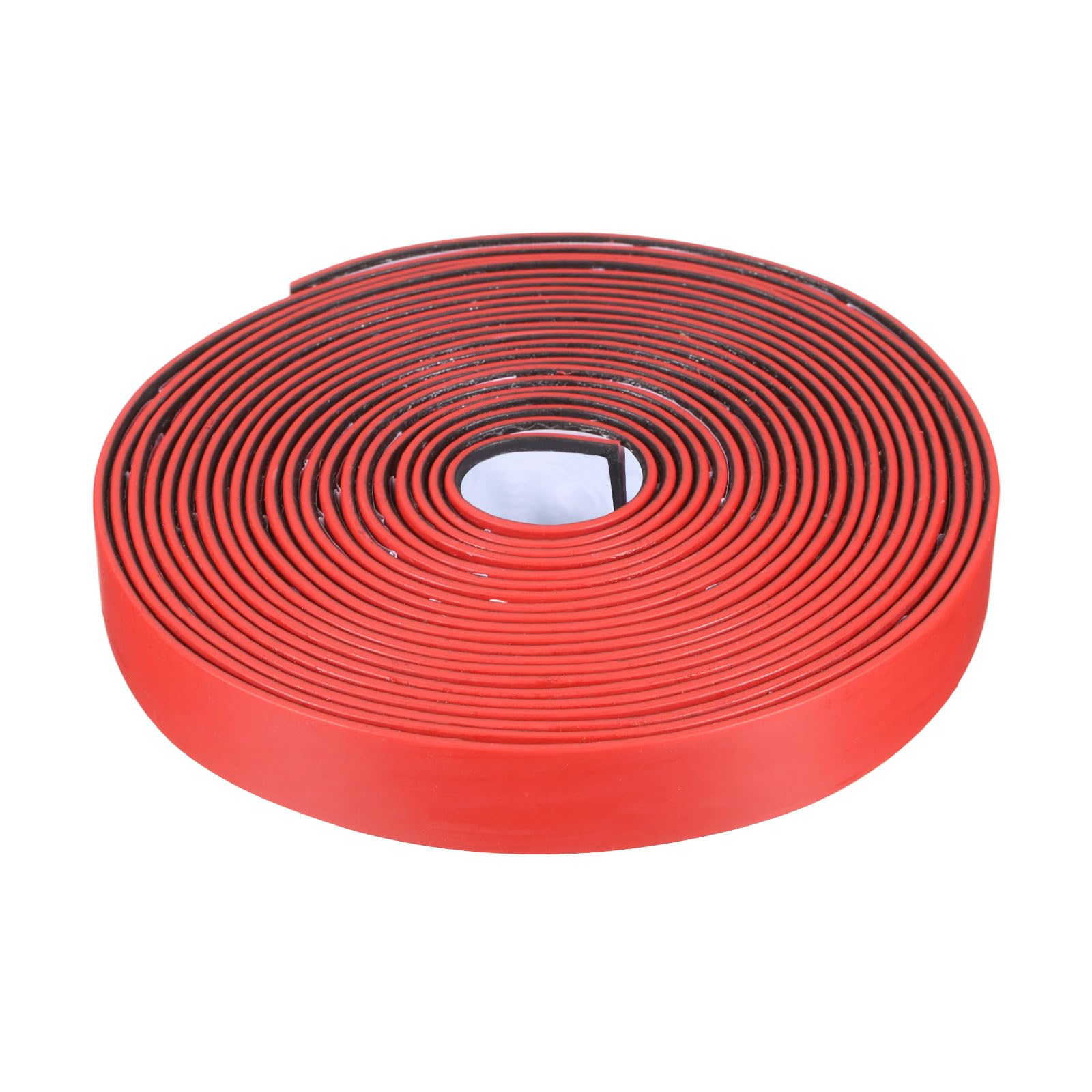 PATIKIL Smoke Fire Seal Strip, 16.4 Feet Expandable Door Seal Tape Self Adhesive Graphite Rubber Composite Material for Fire Rated Windows Steel Doors, 18mm W x 2mm T, Red
