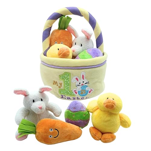 Genius Baby Toys Baby's My First Easter Basket: Deluxe 5-Piece