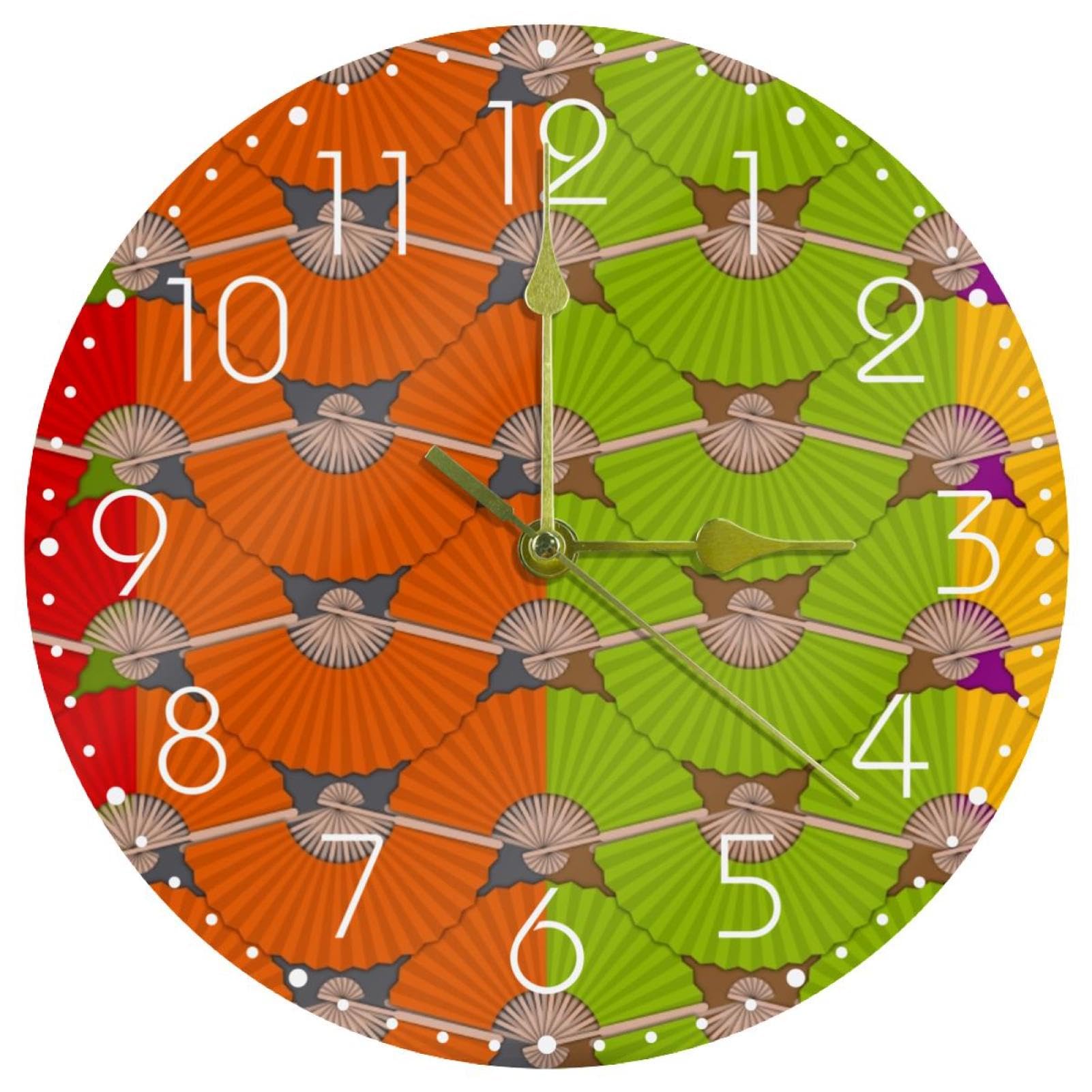 Horloge murale acrylique haut de gamme de 25,4 cm ronde