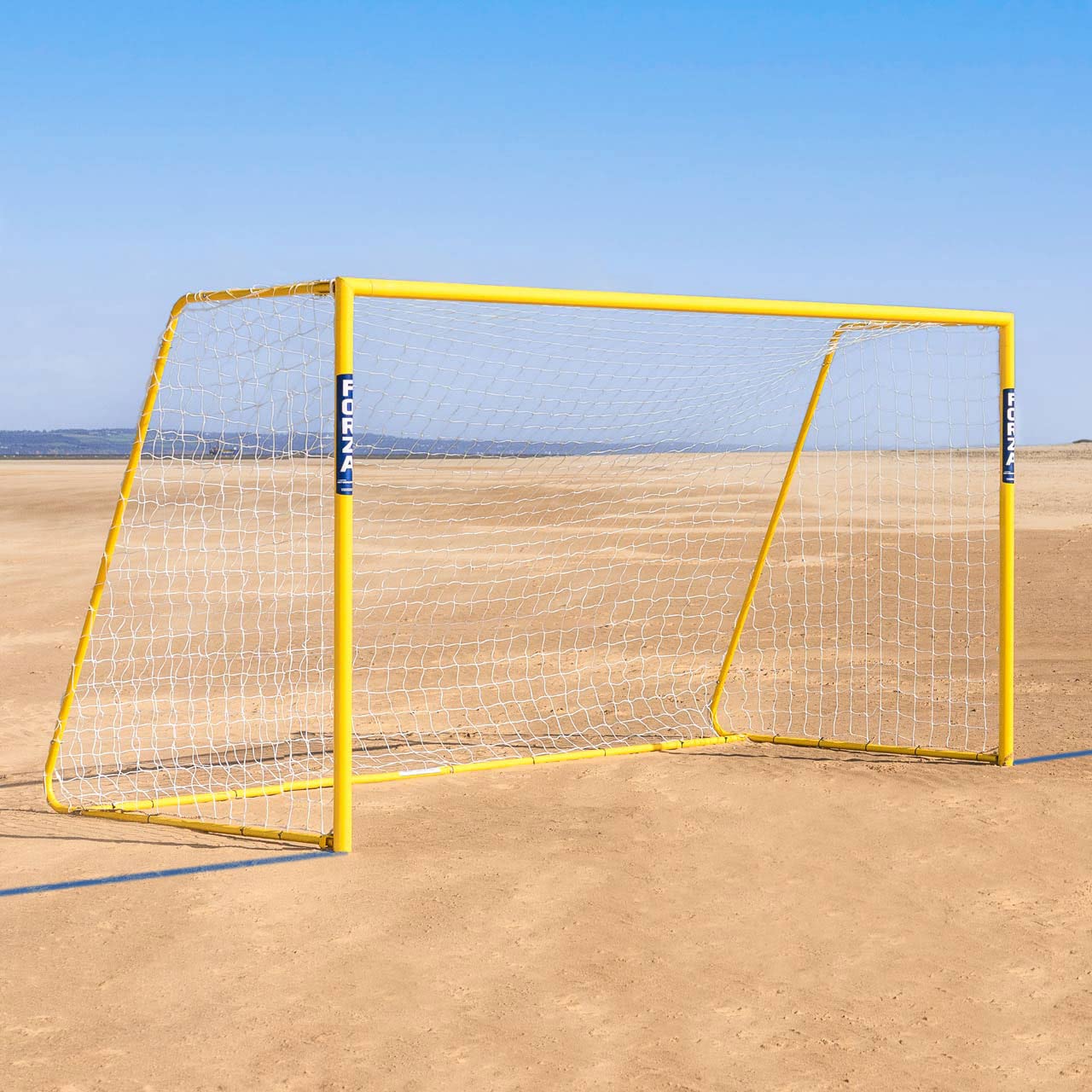 FORZA 3,66 m x 1,83 m Alu60 składana bramka do piłki nożnej | bramka do piłki nożnej na plażę i do ogrodu | słupki bramkowe dla dzieci | sprzęt treningowy piłkarski (para)