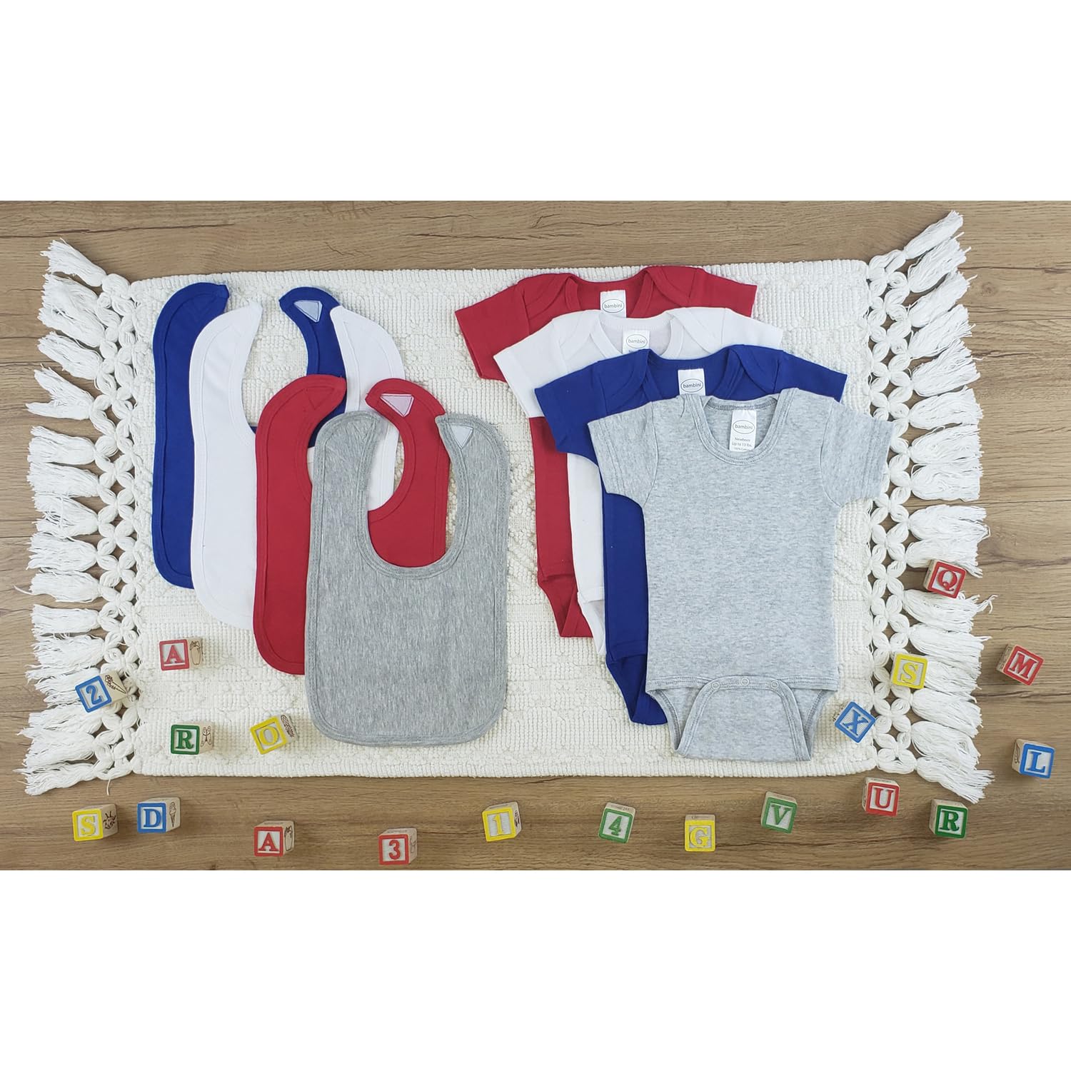 Bambini 8 Pc Layette Baby Clothes Set