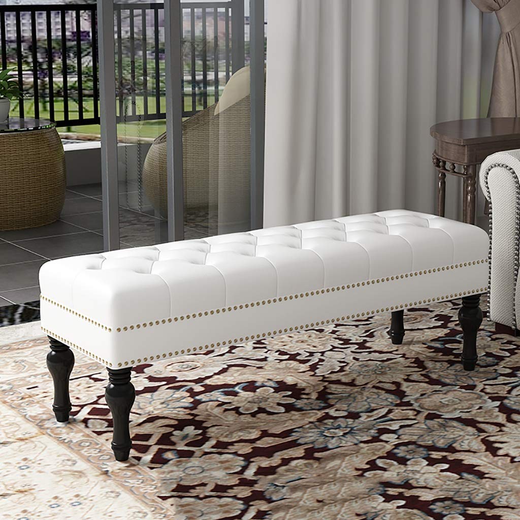 Banc à chaussures d'essai et tabouret long pour boutique de mode