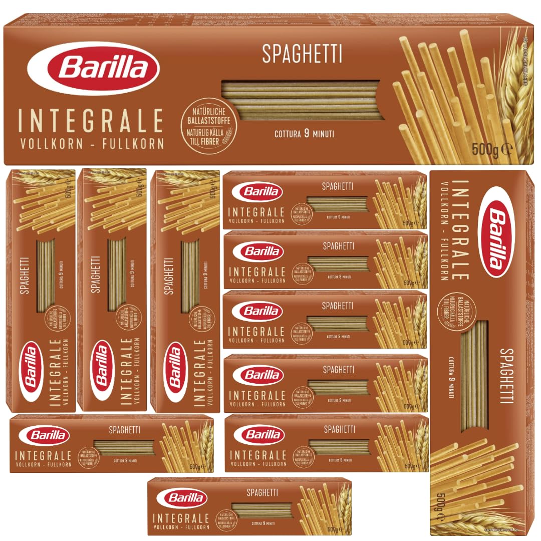 Barilla Pasta Integrale Vollkorn Spaghetti pasta 500 gramm x 12 Stück