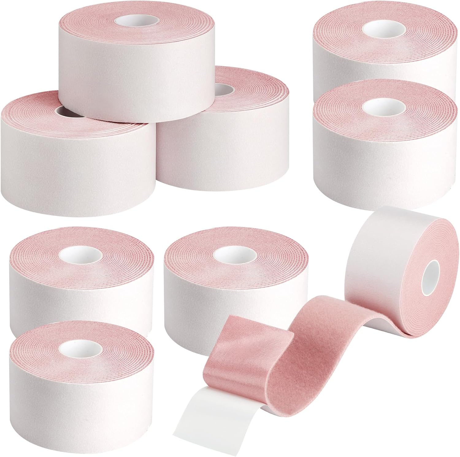 8 Pieces 2" x 5 yd Moleskin Roll for Feet Blister