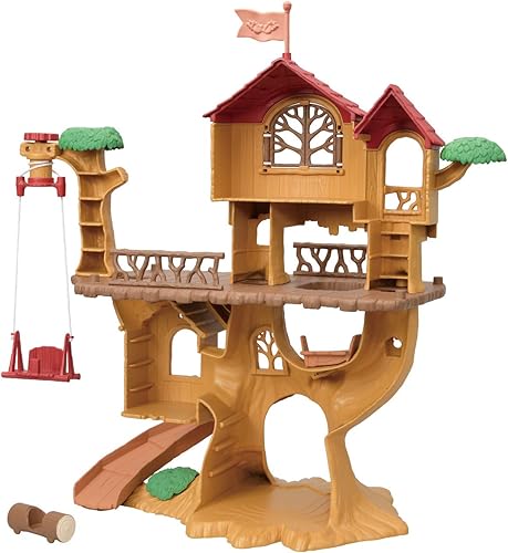 Miniatura 3 de Calico Critters Adventure Treehouse - Juego de regalo, casa de muñecas coleccionable, figura y accesorios