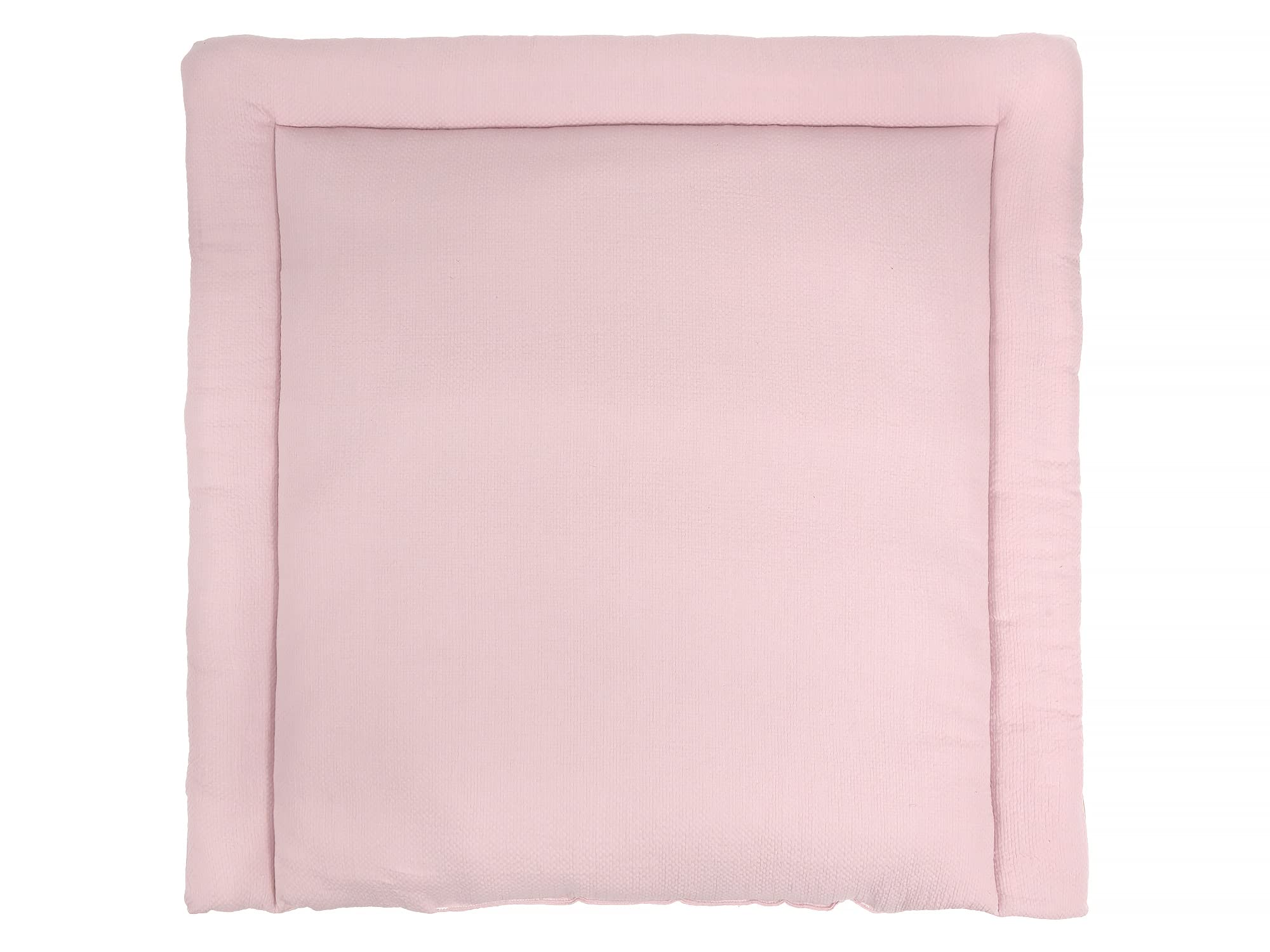KraftKids Fasciatoio in doppio crepe rosa, 78 x 78 cm (larghezza x profondità), cuscino per fasciatoio