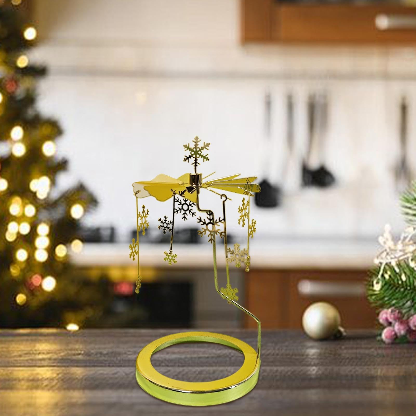 Amazon.co.jp: クリスマス キャンドル スピナー、クリスマス