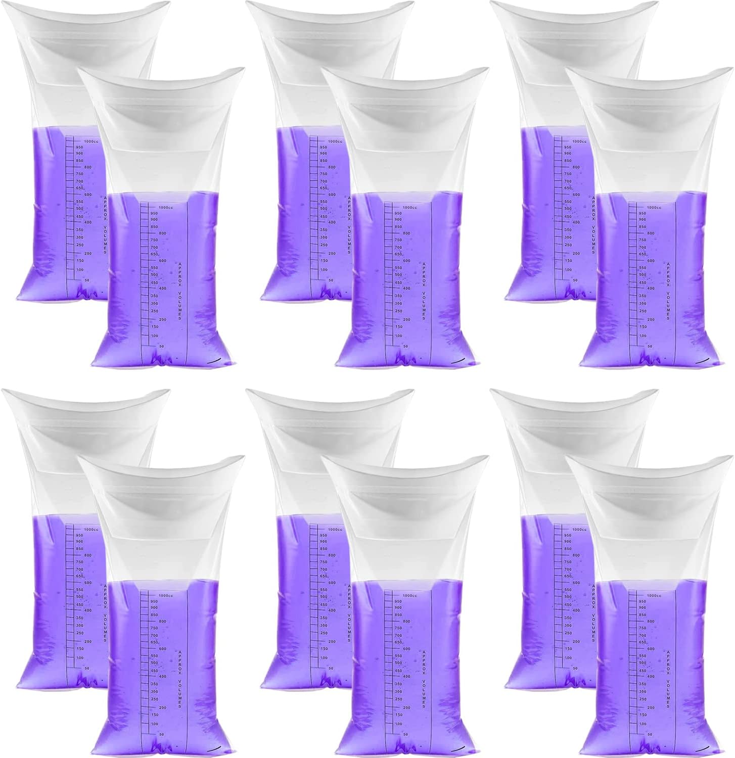 NOVAMEDIC 120 Pack Disposable Vomit Bags, 1000ml Leak Resistant Emesis Bags for Aircraft & Car Motion Sickness, Throw up, Nausea, Single-Use Barf & Puke Bags
