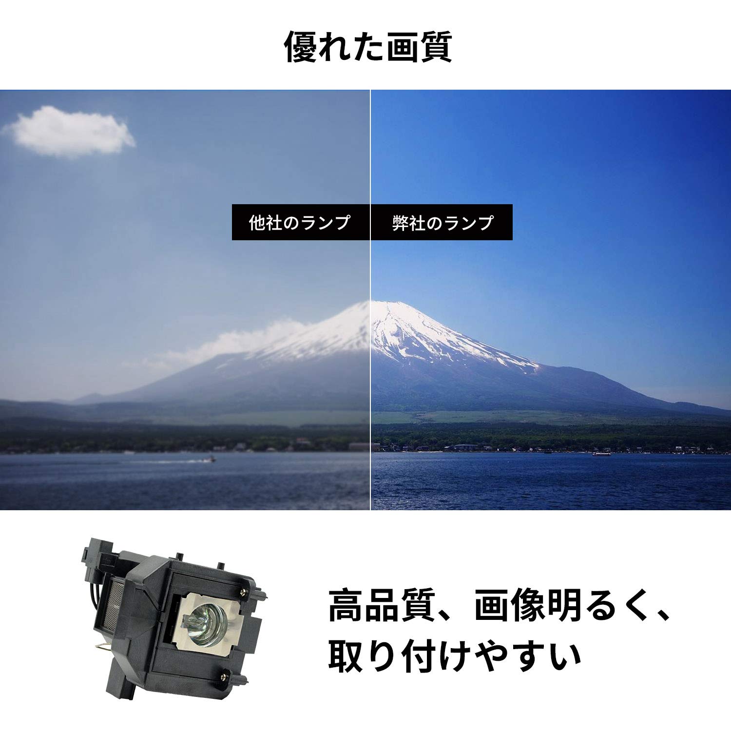 エプソン　プロジェクター　交換用ランプELPLP69　フィルター　セット Amazon | Rich Lighting プロジェクター 交換用 ランプ ELPLP69