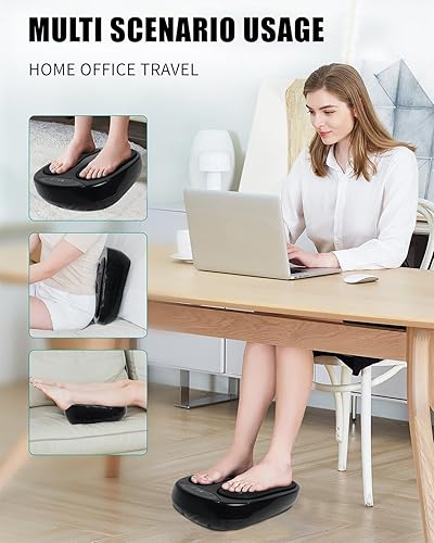 Miniatura 6 de Masajeador de pies con control remoto, velocidad de vibración ajustable, masajeador eléctrico de pies, aumenta las circulaciones, alivia la rigidez,