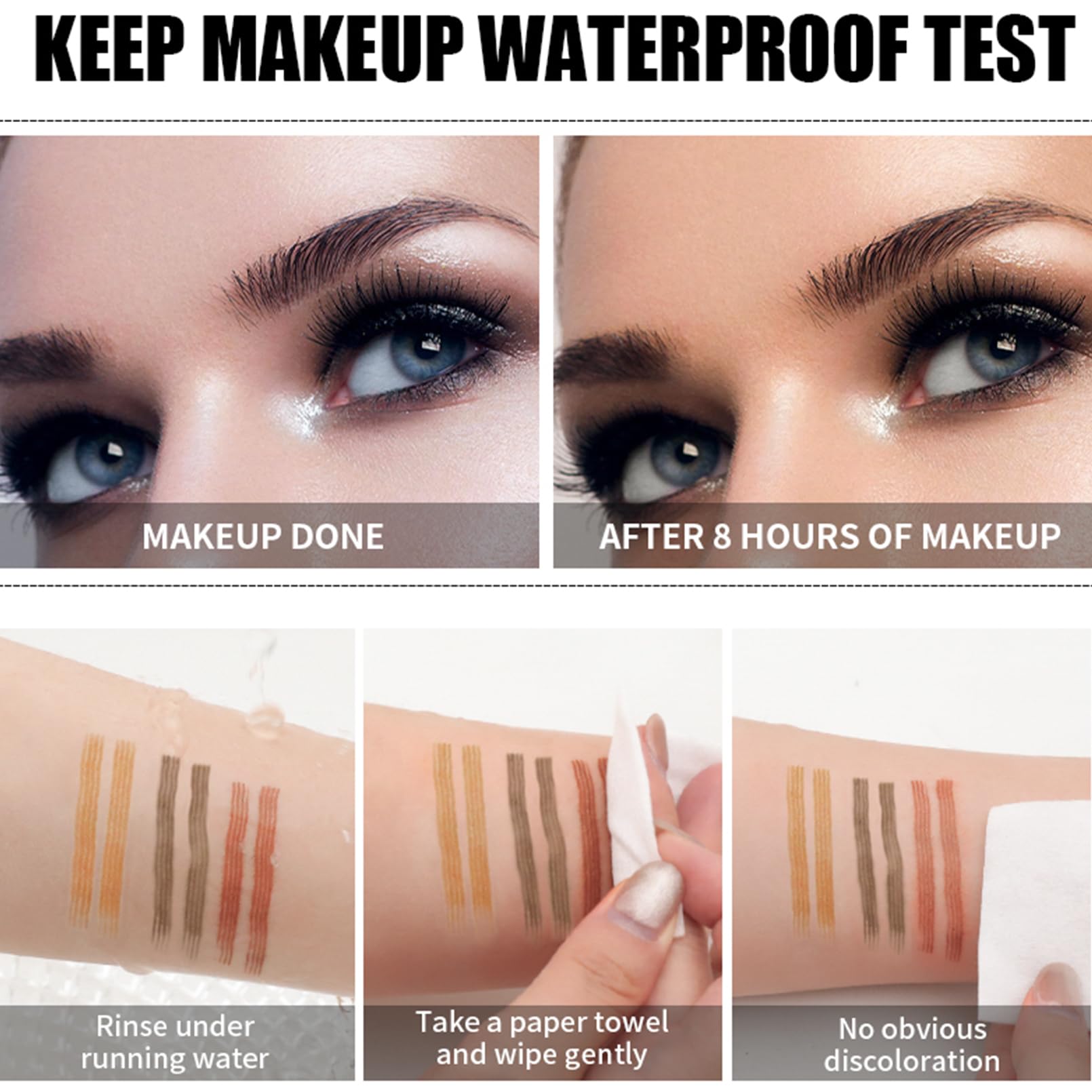 RZJZGZ Eyebrow Pencil, Eyebrows Pen with 4 Micro-Fork Tip Long-lasting Waterproof Eyebrow Pen and Smudgeproof Brow Pen - Image 2