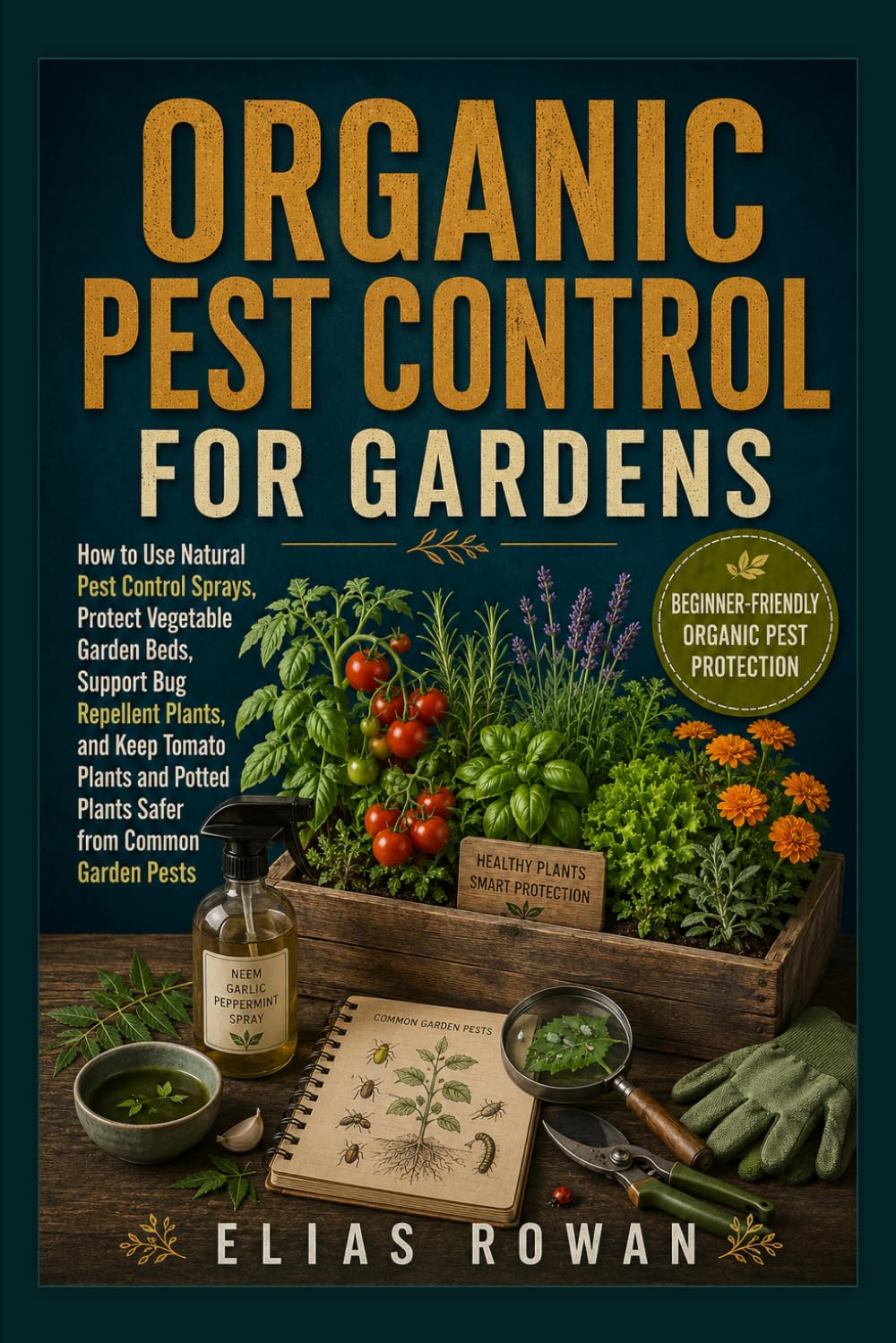 Organic Pest Control for Gardens: A Practical Guide to Vegetable Garden Pest Control, Natural Pest Control Sprays, Plants That Repel Bugs, and Potted Plant Protection