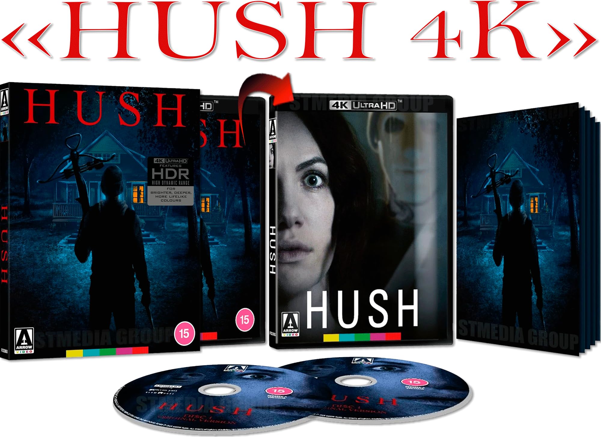 Hush (Limited Edition, Reversible cover) [4K Ultra HD] [Region Free]