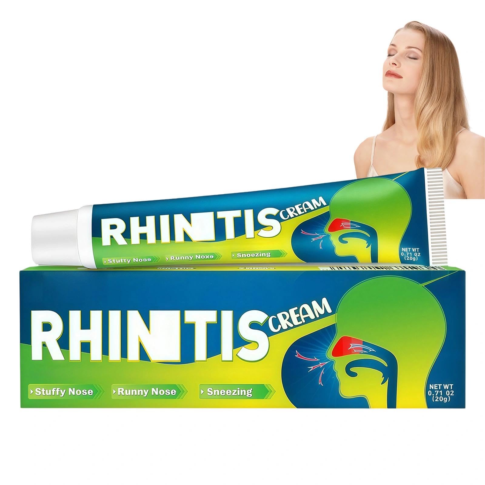 Nasal Gel for Dry Nose, Non-Irritating Gentle Nasal Moisturiser & Hydrating Nasals Cream, Unisex Dry Nose Care