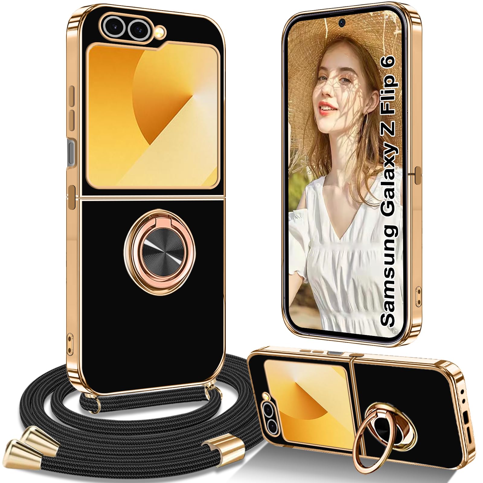 Custodia COQUE Galaxy Z Flip 3 5G, Ulti-slot Sottile Con Custodia Protettiva Per Cornice Per - Foto 13