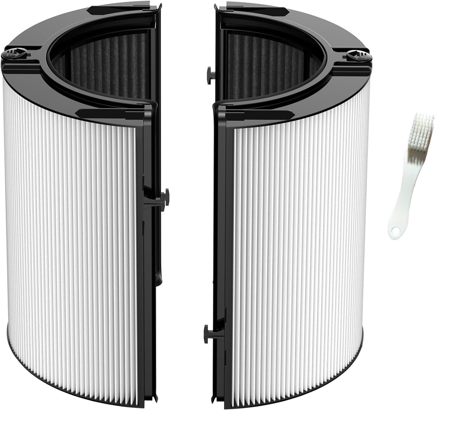 SEIBEN 2-in-1 Replacement Filter Compatible with Dy*son TP07 TP10 HP10 TP06 HP06 TP04 HP04 PH02 PH01 PH03 PH04 HP09 TP09 HP07 360° CombiTrue Hepa+ Activated Carbon Filter. Black. Free cleainig Brush.-image-5