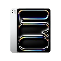 Apple iPad Pro 13”: Chip M4 Progettato per Apple Intelligence, display Ultra Retina XDR, 256GB, fotocamera da 12MP, Wi-Fi 6E + reti cellulari 5G, un giorno intero di batteria – Argento