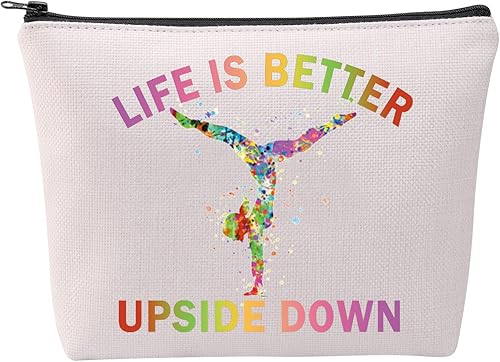 Miniatura 7 de FOTAP Gymnast - Bolsa de cosméticos para gimnasia regalo inspirador para amantes de la gimnasia regalo para niñas bolsa de viaje bolsa de gimnasia